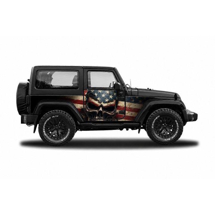 Panele ochronne 5skull Jeep Wrangler JK 2D — na stałe - ujęcie 2