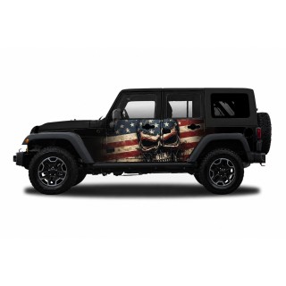 Panele ochronne 5skull Jeep Wrangler JK Unlimited 4D — na stałe - ujęcie 2
