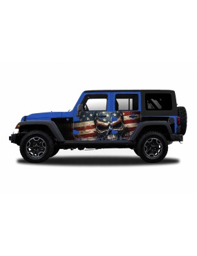 Panele ochronne 5skull Jeep Wrangler JK Unlimited 4D — na stałe