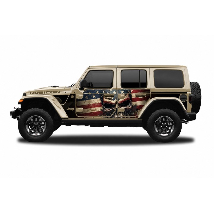 Panele ochronne 5skull na stałe – Jeep Wrangler JL Unlimited 4D - ujęcie 5