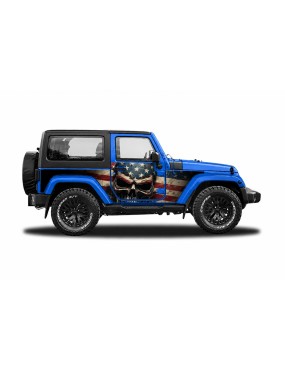 Panele ochronne 5skull Jeep Wrangler JK 2D — na stałe
