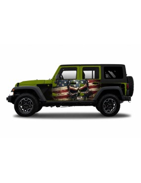 Panele ochronne 5skull Jeep Wrangler JK Unlimited 4D — na stałe