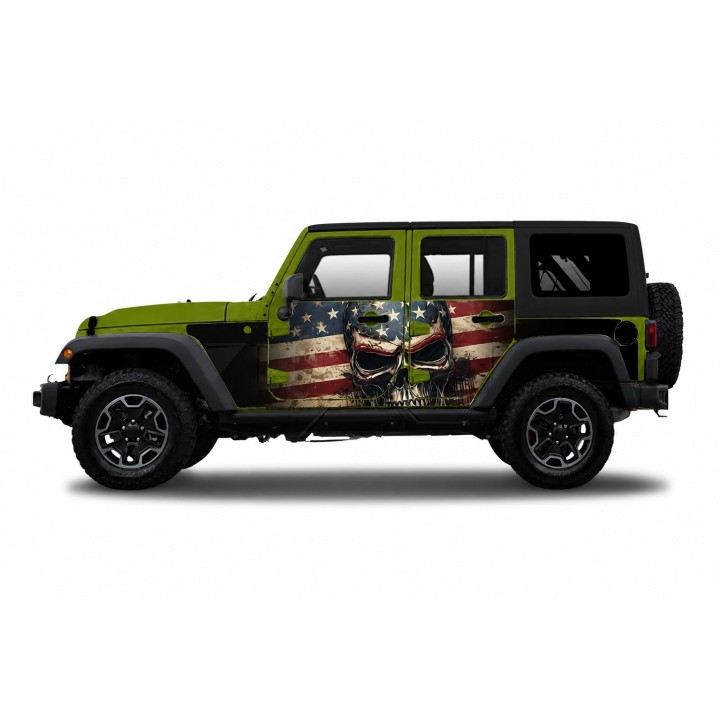 Panele ochronne 5skull Jeep Wrangler JK Unlimited 4D — na stałe - ujęcie 4