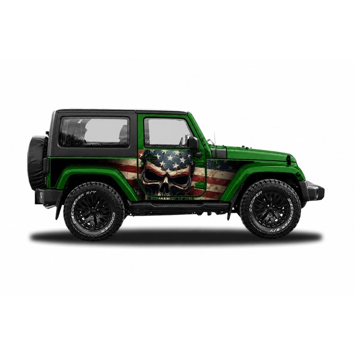 Panele ochronne 5skull Jeep Wrangler JK 2D — na stałe - ujęcie 4