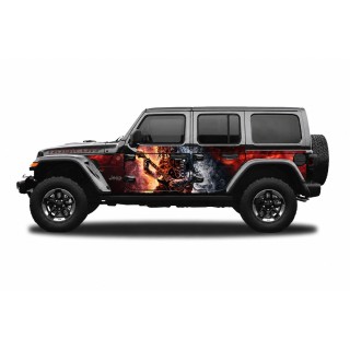 Panele ochronne 6rock Jeep Wrangler JL Unlimited 4D — na stałe - ujęcie 2