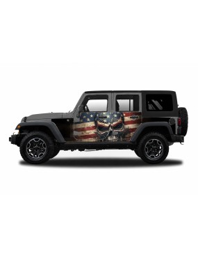 Panele ochronne 5skull Jeep Wrangler JK Unlimited 4D — na stałe