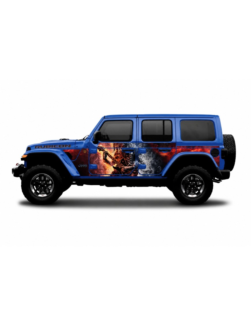 Panele ochronne 6rock Jeep Wrangler JL Unlimited 4D — na stałe