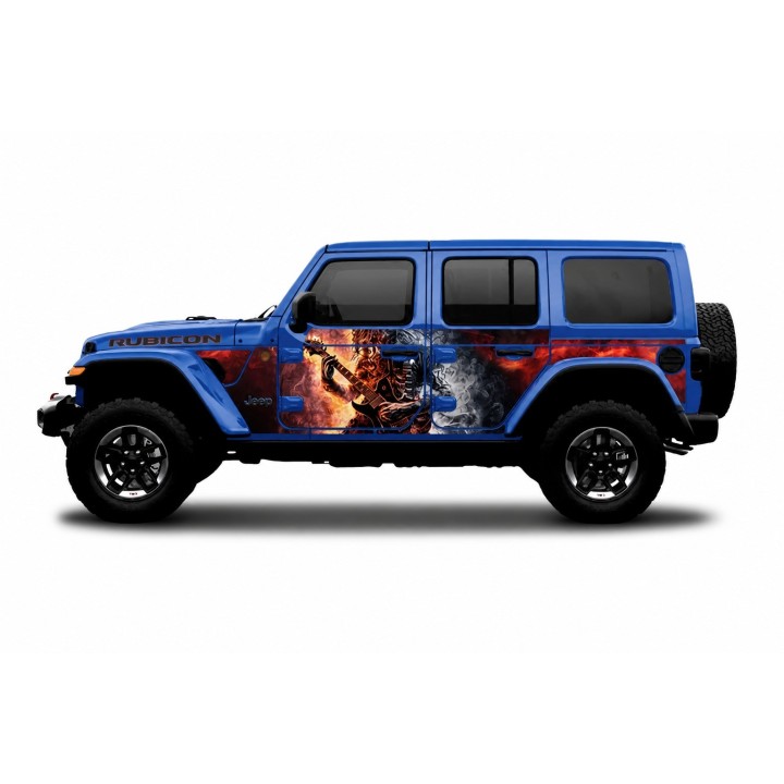 Panele ochronne 6rock Jeep Wrangler JL Unlimited 4D — na stałe - ujęcie 3