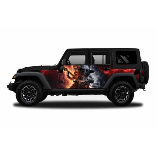 Panele ochronne 6rock Jeep Wrangler JK Unlimited 4D — na stałe - ujęcie 2
