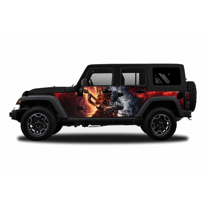 Panele ochronne 6rock Jeep Wrangler JK Unlimited 4D — na stałe - ujęcie 2