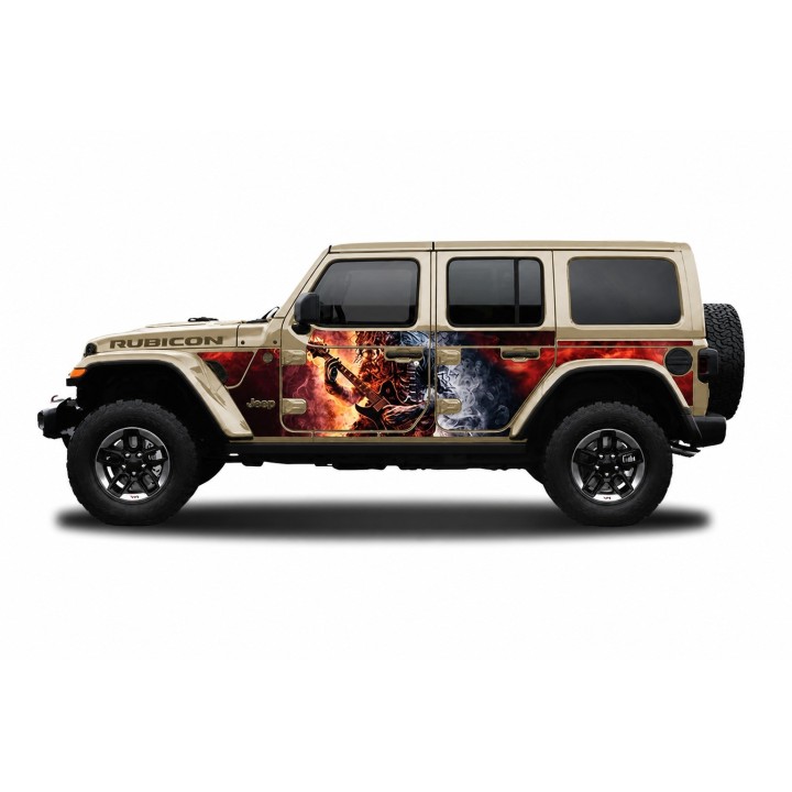Panele ochronne 6rock Jeep Wrangler JL Unlimited 4D — na stałe - ujęcie 5