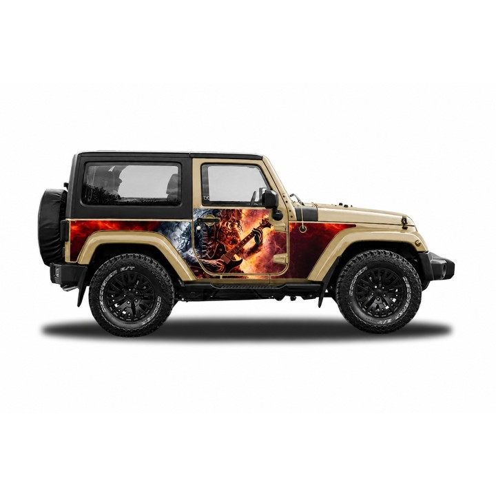 Panele ochronne 6rock Jeep Wrangler JK 2D — na stałe - ujęcie 4