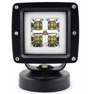 Lampa robocza LED 40 W z ringiem DRL — THW 0740C, spot