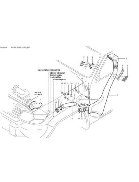 Snorkel Snakeman 4WD — Nissan Patrol Y61 3.0L (SNSY61D)