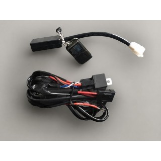 Kabel montażowy lamp LED z pilotem TX-KB 005, przekaźnik i bezpiecznik