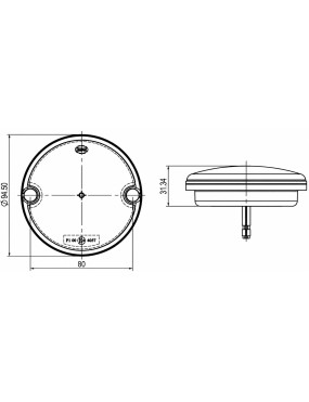 Lampa zespolona LED — pozycja, stop, kierunkowskaz, 10–30 V - ujęcie 2