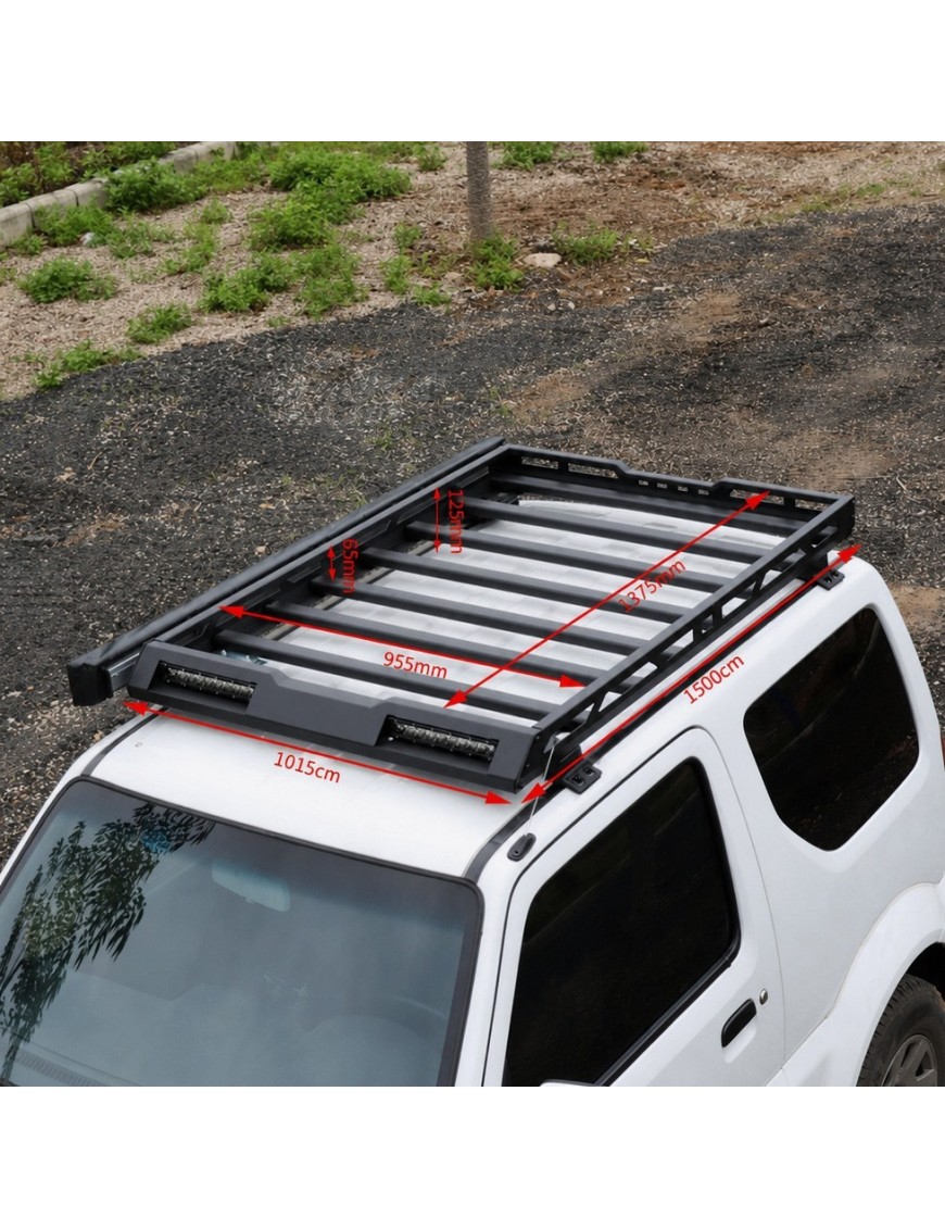 Bagażnik dachowy koszowy Snakeman 4WD z LED — Suzuki Jimny JB33/JB43 (1998-2018)