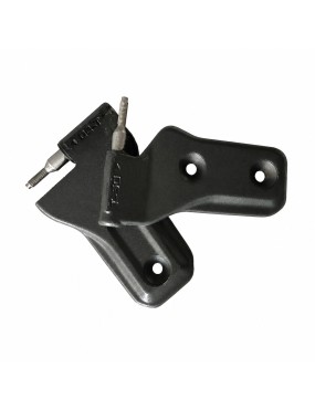 Zawiasy drzwi Jeep Wrangler JL/JLU 2018-2022 i Gladiator JT 2019-2022 — aluminium, czarny mat