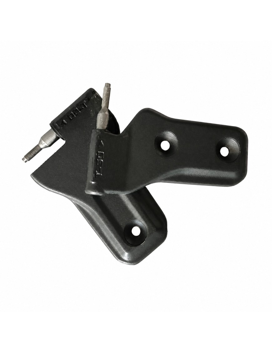 Zawiasy drzwi Jeep Wrangler JL/JLU 2018-2022 i Gladiator JT 2019-2022 — aluminium, czarny mat