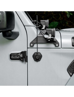 Gniazdo anteny Jeep Wrangler JK/JKU, JL/JLU i Gladiator JT — aluminium anodowane