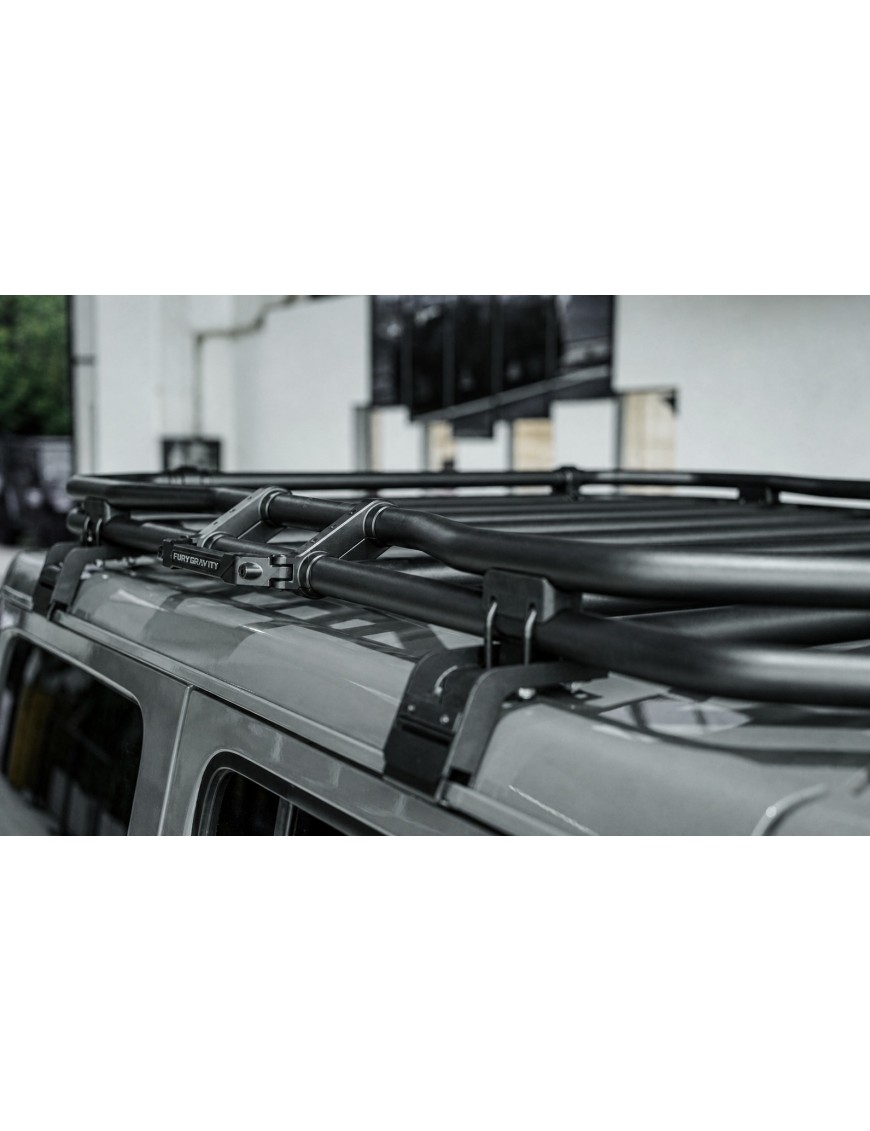 Bagażnik dachowy aluminiowy FURY Gravity — Jeep Wrangler JLU 2018+