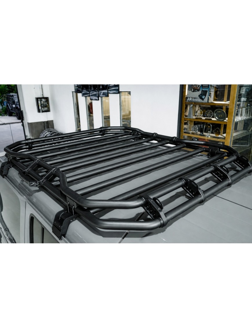Bagażnik dachowy aluminiowy FURY Gravity — Jeep Wrangler JLU 2018+