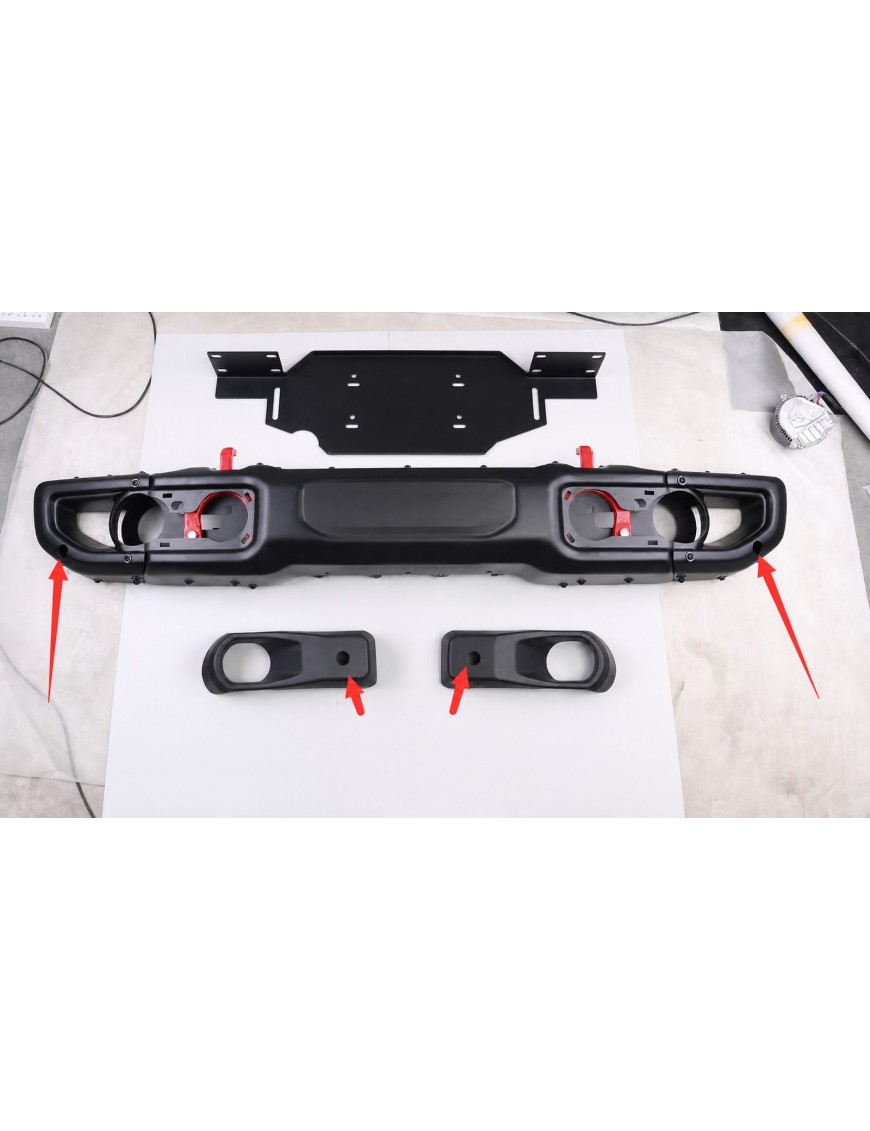 Zderzak przedni aluminiowy Jeep Wrangler JL 2018+ / Gladiator JT 2020+