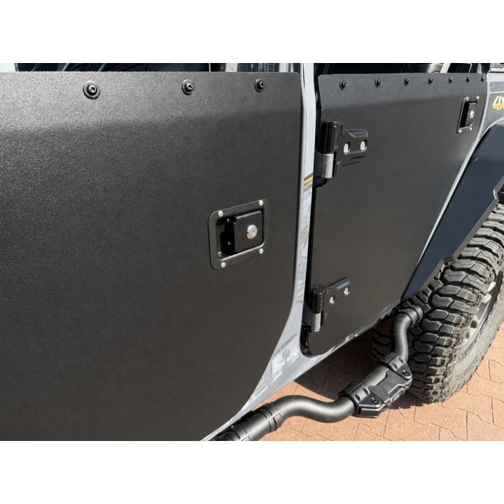 Drzwi aluminiowe Jeep Wrangler JLU 2018-2025 / Gladiator JT 2019-2025 — komplet 4 szt. - ujęcie 2