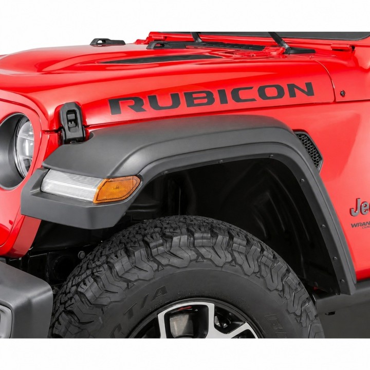 Wysokie poszerzenia błotników Jeep Wrangler JL 2018+ — komplet do lakierowania