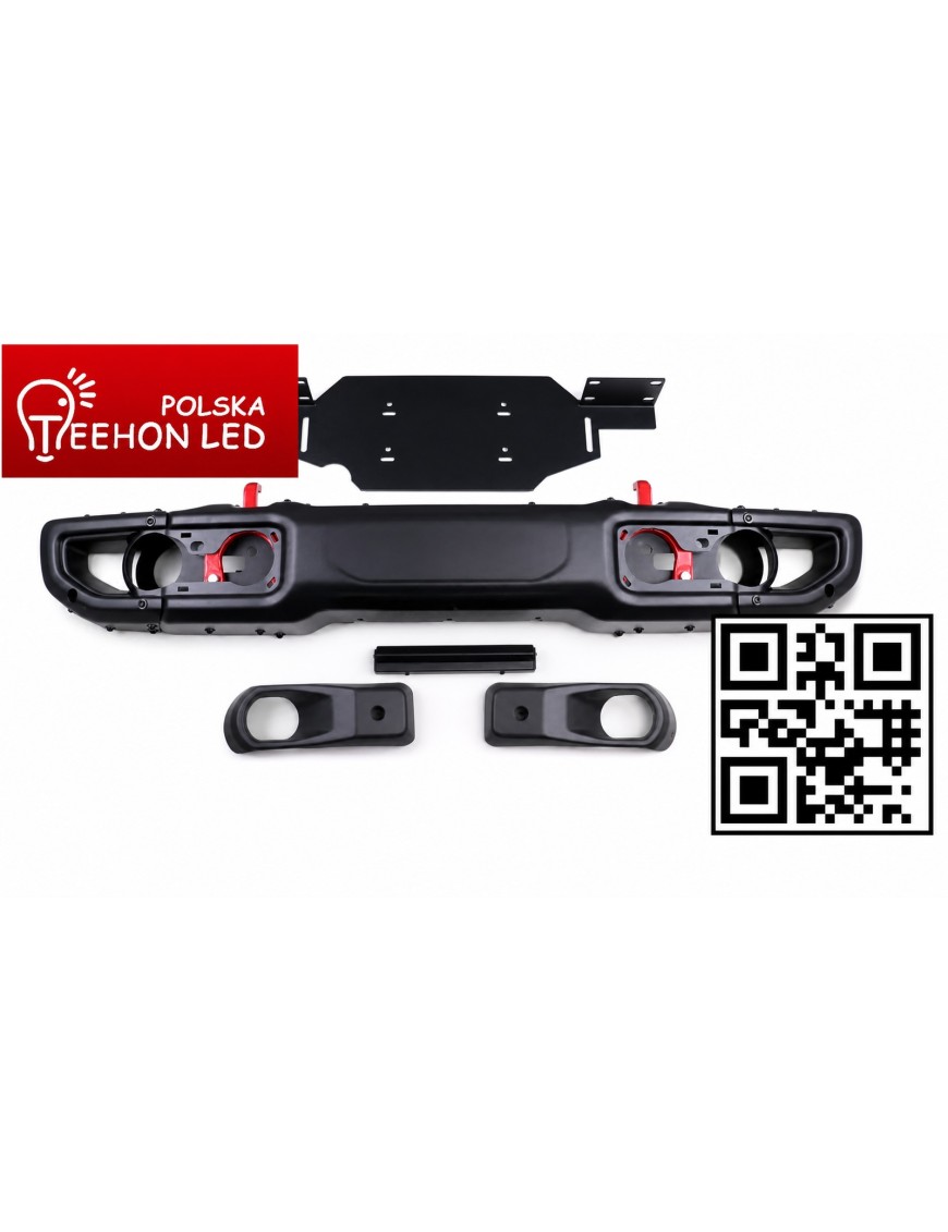 Zderzak przedni aluminiowy Jeep Wrangler JL 2018+ / Gladiator JT 2020+
