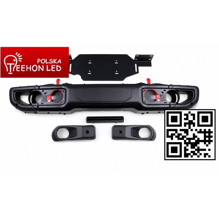 Zderzak przedni aluminiowy Jeep Wrangler JL 2018+ / Gladiator JT 2020+ - ujęcie 5