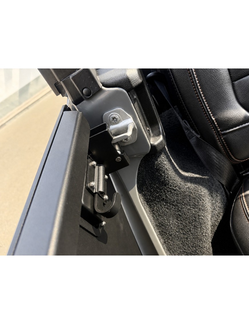 Drzwi aluminiowe Jeep Wrangler JLU 2018-2025 / Gladiator JT 2019-2025 — komplet 4 szt.