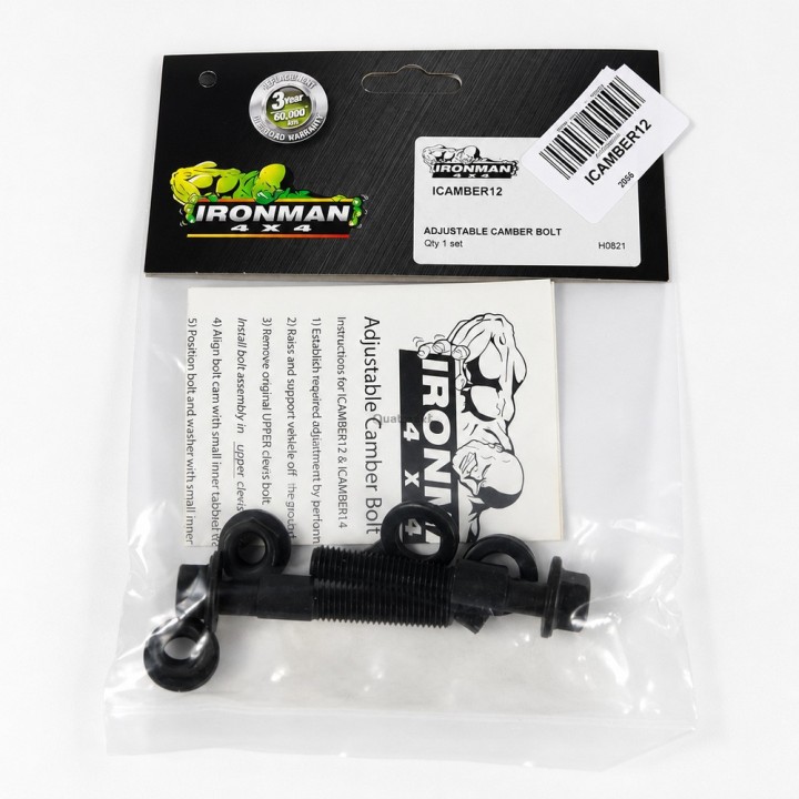 Śruba IRONMAN4X4 do regulacji KĄTA pochylenia koła 12mm — Nissan X-trail T30, Suzuki Vitara, Suzuki Grand Vitara - ujęcie 7