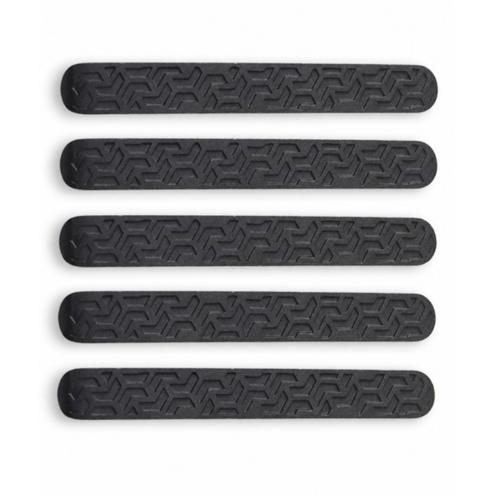 Nakładki klamek Jeep Wrangler JK 2007-2018 — aluminium, czarne, wzór bieżnika