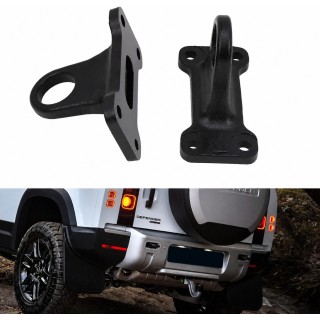 Zaczepy haka i liny pod tylny zderzak Land Rover Defender — komplet 2 szt.