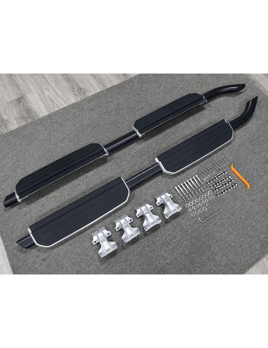 Progi boczne aluminiowe TopFire Land Rover Defender 110 — komplet