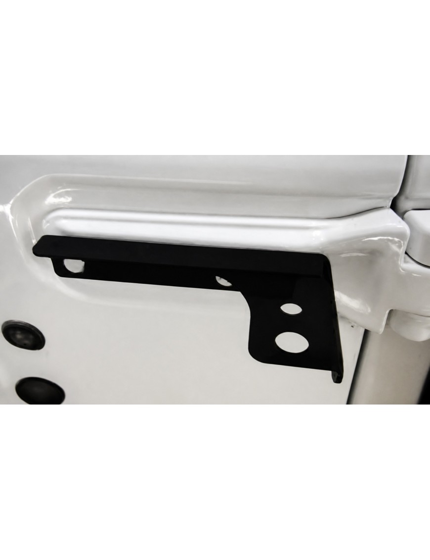 Mocowanie anteny CB Jeep Wrangler JL / JLU 2018+ — stalowy uchwyt na zawias koła