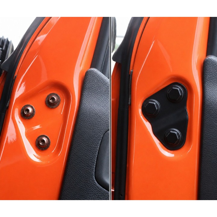Osłony śrub drzwi Jeep Wrangler JL / JLU 2018+ i Gladiator JT 2019+ - ujęcie 2