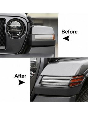 Osłony ozdobne lamp poszerzeń Jeep Wrangler JL / JLU i Gladiator JT