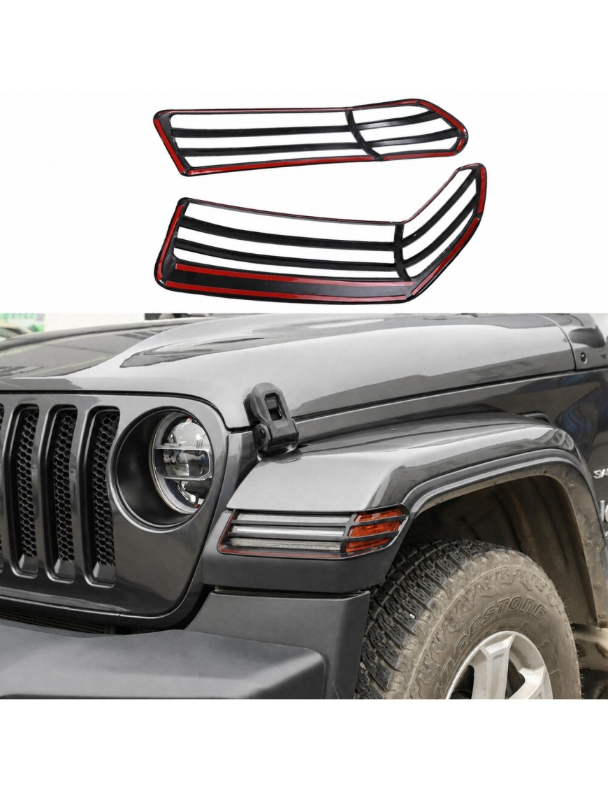 Osłony ozdobne lamp poszerzeń Jeep Wrangler JL / JLU i Gladiator JT