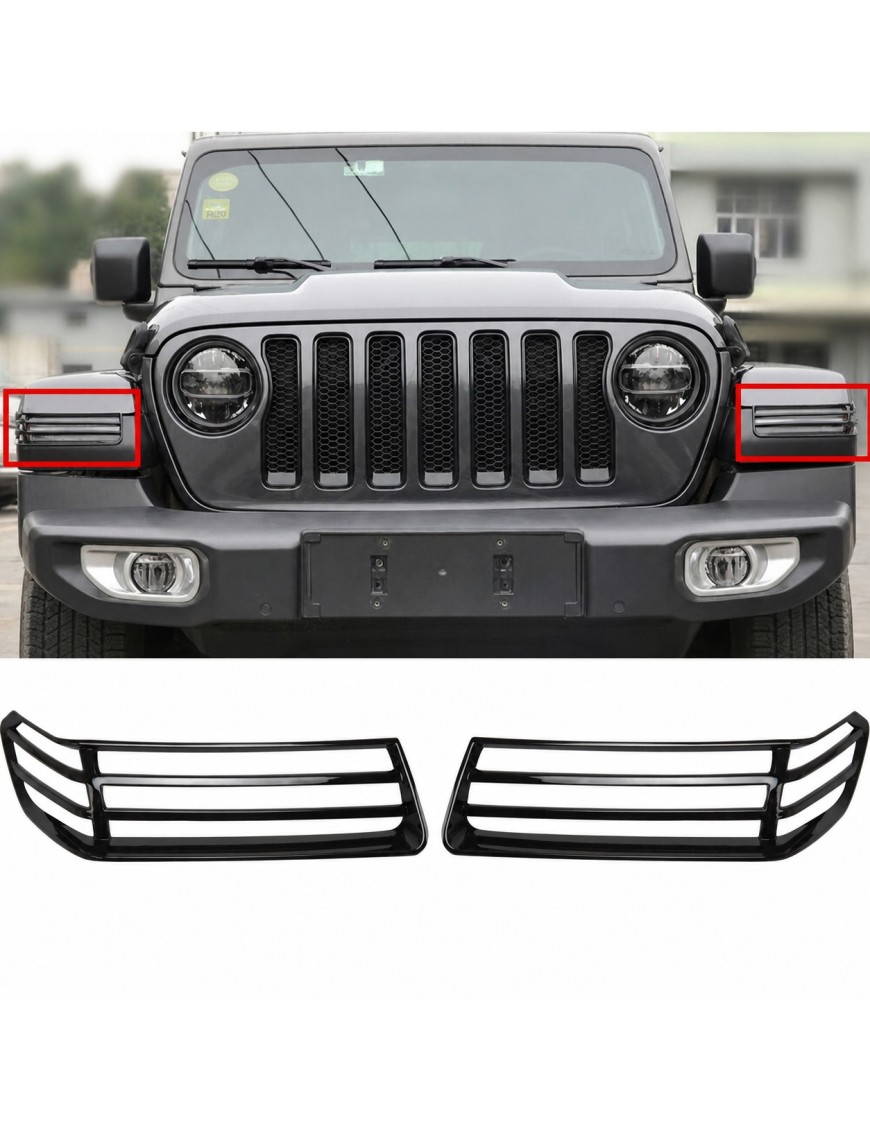 Osłony ozdobne lamp poszerzeń Jeep Wrangler JL / JLU i Gladiator JT