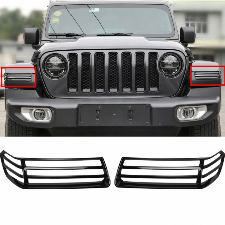 Osłony ozdobne lamp poszerzeń Jeep Wrangler JL / JLU i Gladiator JT - ujęcie 5