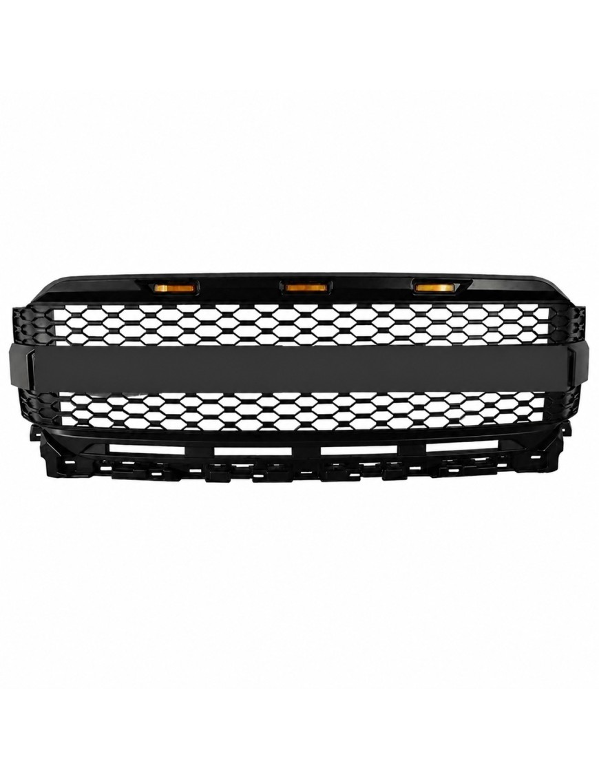 Atrapa / grill Ford F150 2021+ w stylu Raptor, z oświetleniem LED — wersja bez kamery
