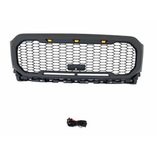 Grill Ford F150 2021+ Raptor style z LED i miejscem na kamerę - ujęcie 2