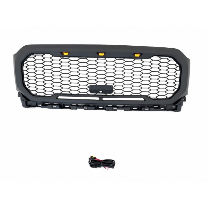 Grill Ford F150 2021+ Raptor style z LED i miejscem na kamerę - ujęcie 2