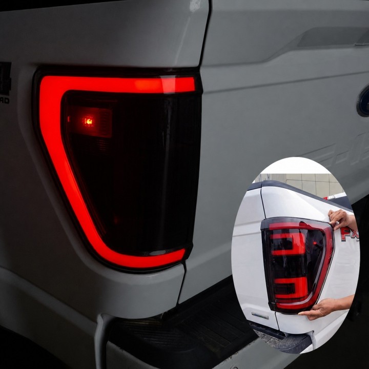 Lampy tylne LED Ford F150 2021+ — komplet