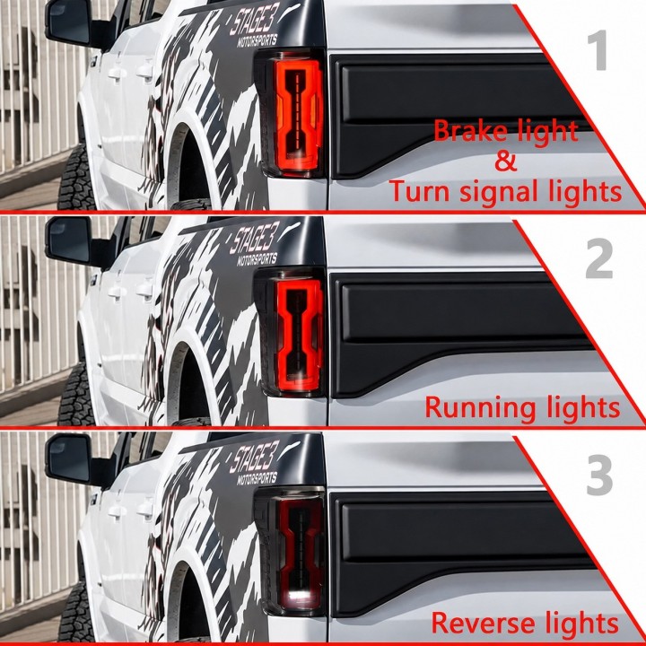 Lampy tylne LED Ford F150 2015-2019 — komplet - ujęcie 5