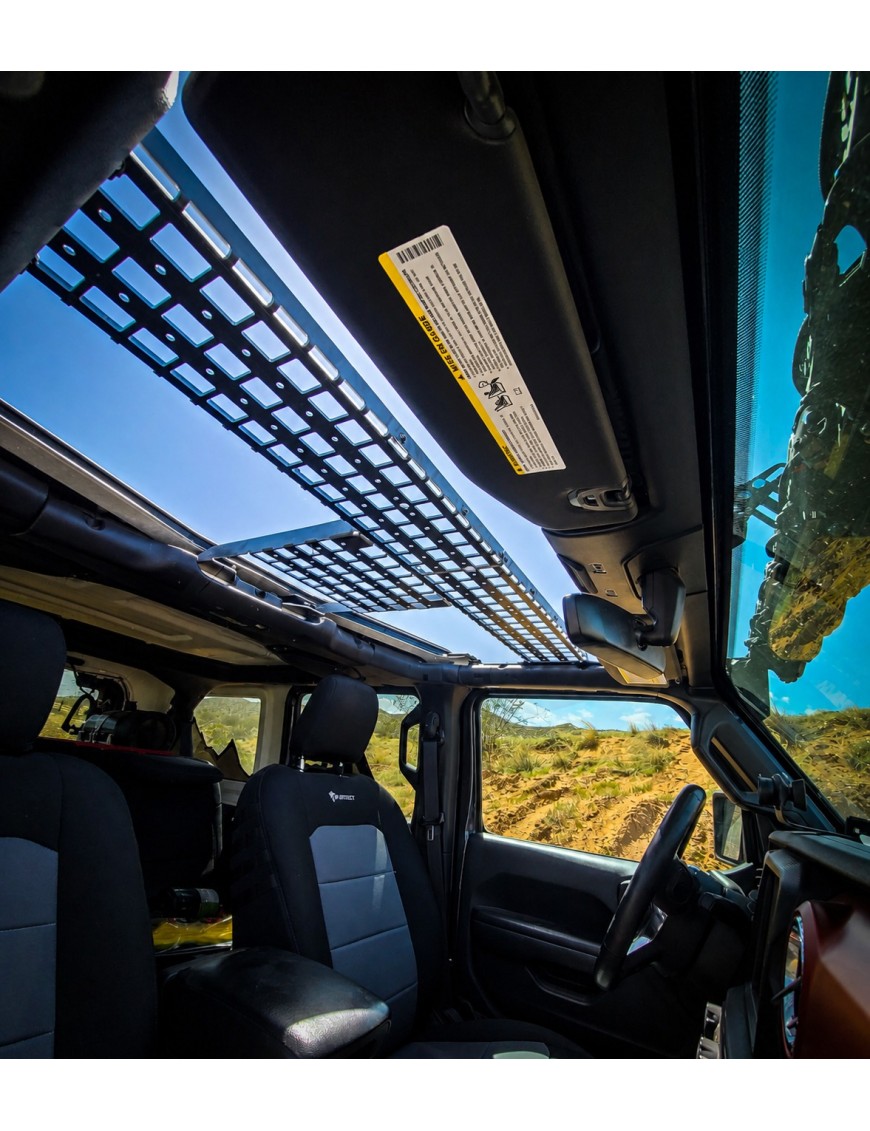 Półka dachowa Jeep Wrangler JL / Gladiator JT — stal, malowana proszkowo