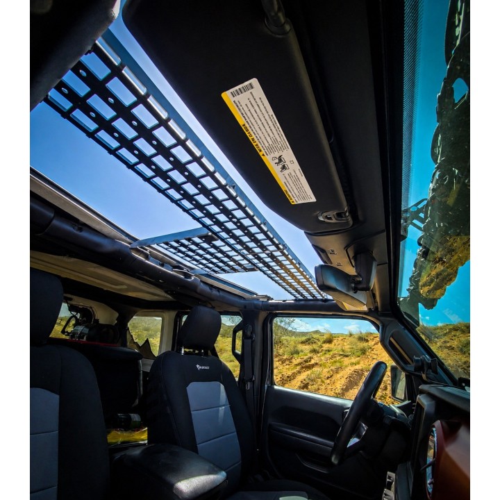 Półka dachowa Jeep Wrangler JL / Gladiator JT — stal, malowana proszkowo - ujęcie 2