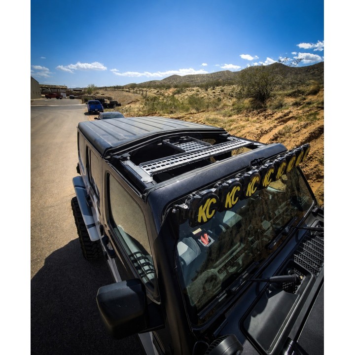 Półka dachowa Jeep Wrangler JL / Gladiator JT — stal, malowana proszkowo - ujęcie 3